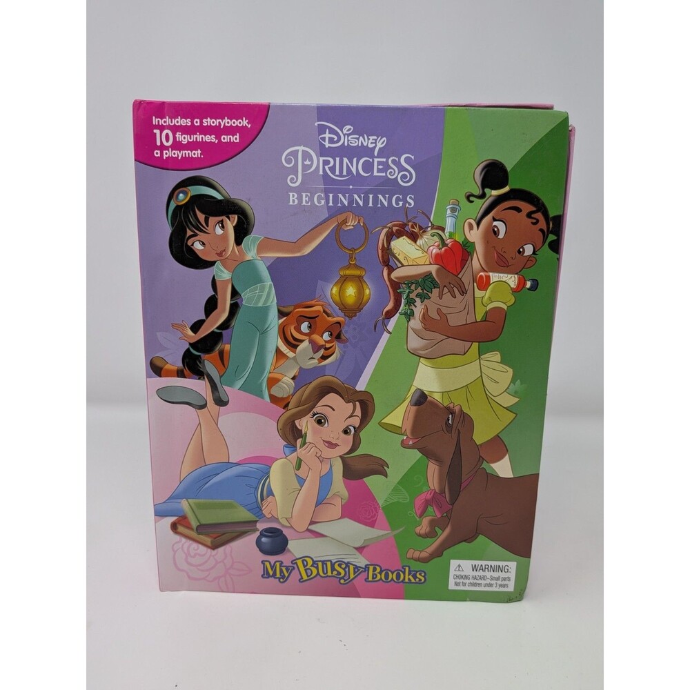 Disney Princess Beginnings My Busy Book Storybook 10 Figurines Playmat Phidal